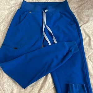 Figs XXS Woman’s Royal blue Zamora jogger scrub pants.